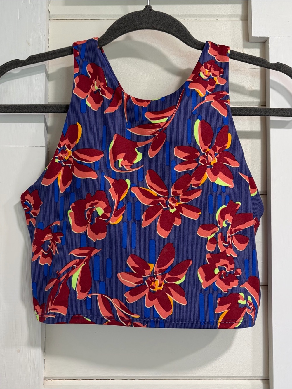 Athleta Conscious Crop Bra in Floral